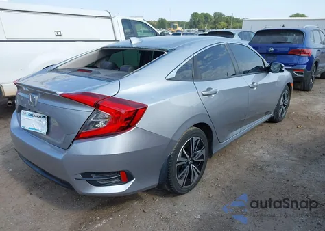 2017 Honda Civic Ex-L from USA, damaged, VIN 2HGFC1F70HH650368